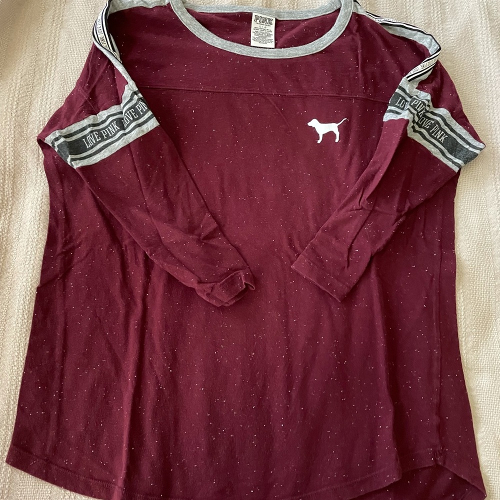 PINK long sleeve Tee